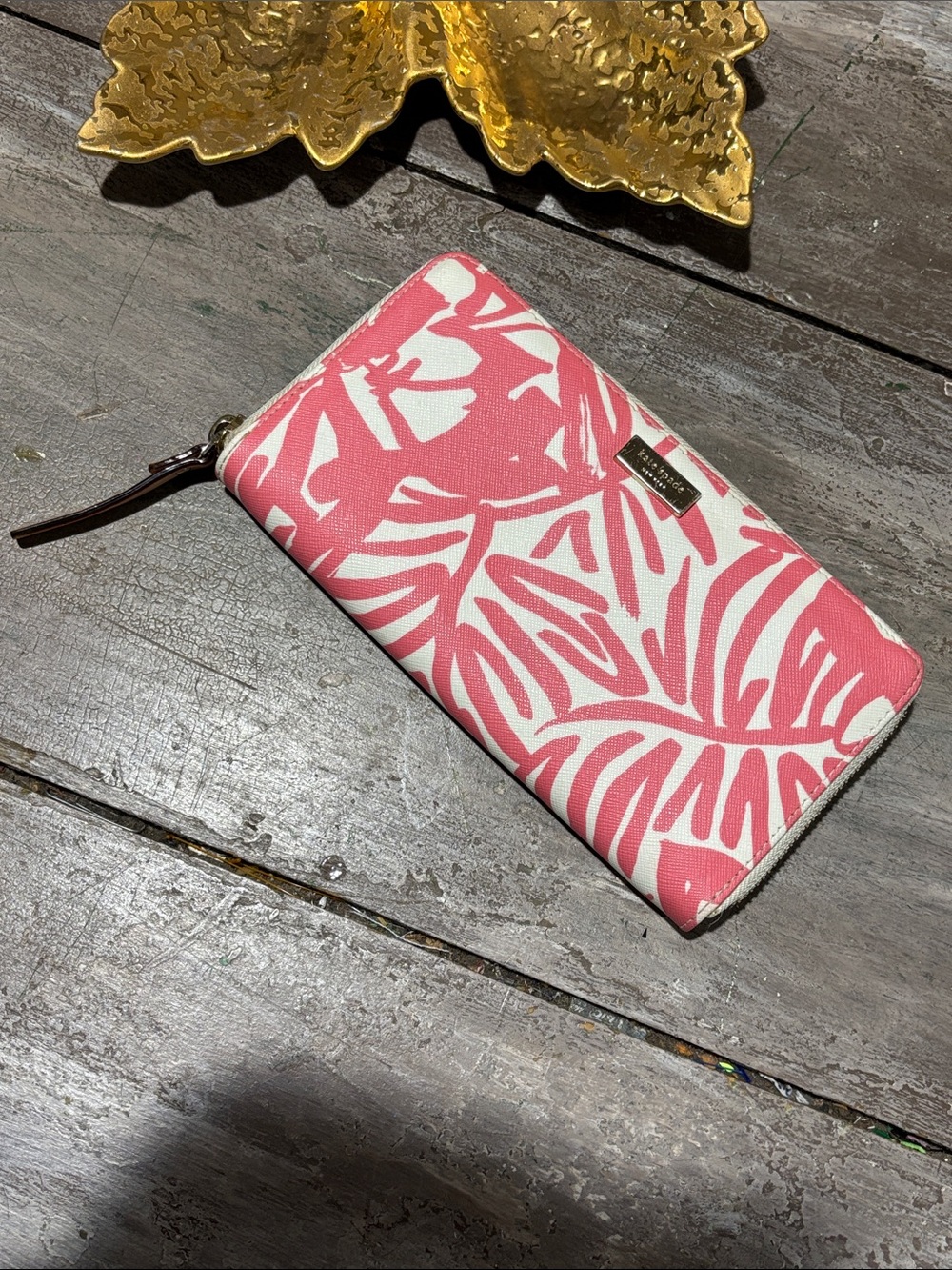 Kate Spade New York Grant Street Neda Continental Wallet - Pink Palms